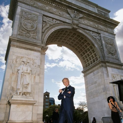 Bill at Washington Square Park, near NYU, 2026.