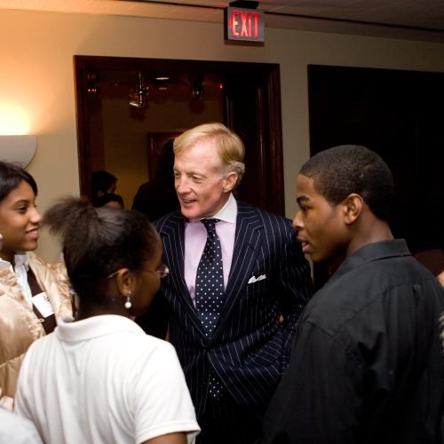 Bill at the FLP Christmas Party in 2007.
