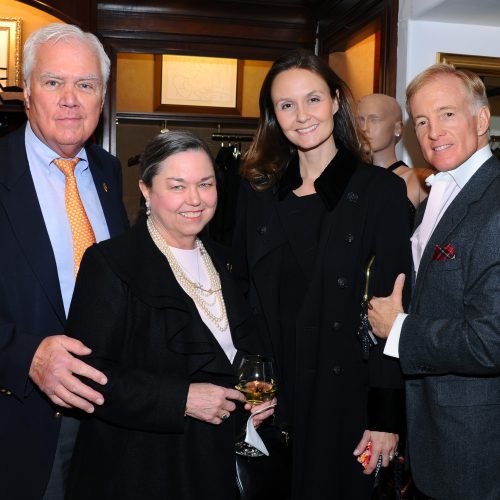 Skye and Bill with Joann and Kent Korges at a Brewer Foundation fundraiser held at Ralph Lauren in Dallas in 2011.
