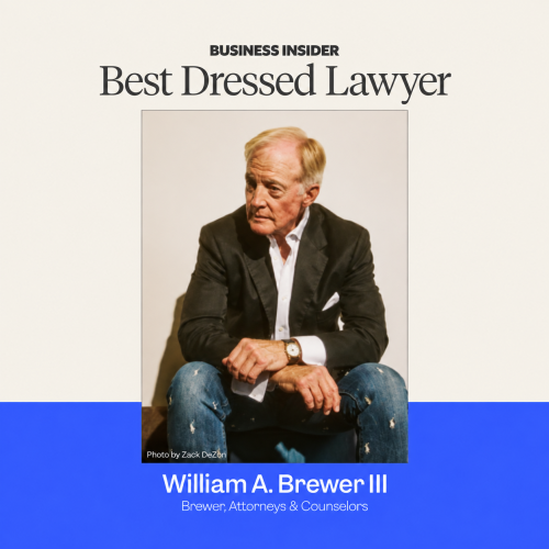 Best Dressed Lawyer graphic for Bill Brewer