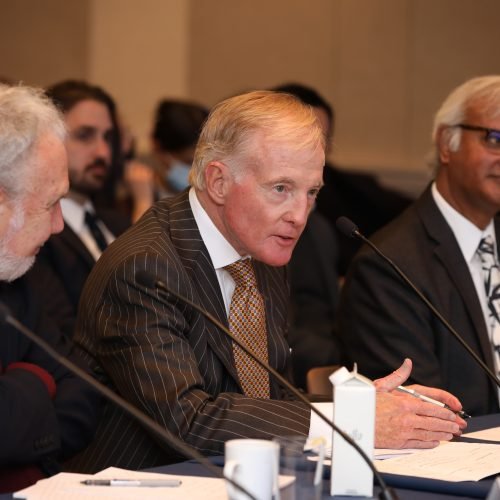 Bill judging the 2022 IPPF Finals.